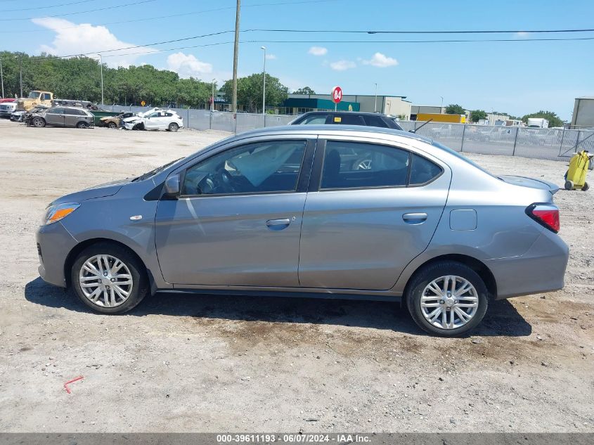 2022 Mitsubishi Mirage G4 Black Edition/Es/Le VIN: ML32FUFJ9NHF06584 Lot: 39611193