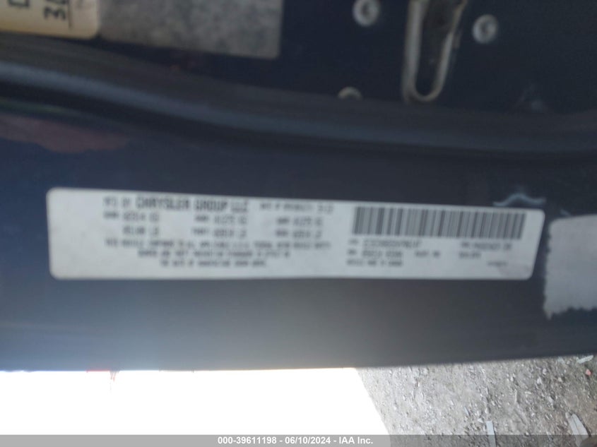 2013 Dodge Charger Se VIN: 2C3CDXBG5DH706147 Lot: 39611198