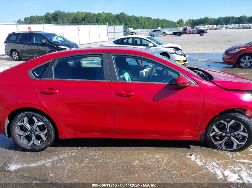 2021 Kia Forte Lxs VIN: 3KPF24AD3ME287585 Lot: 39611216