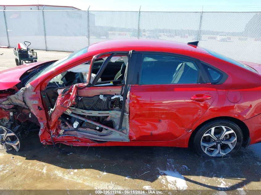 2021 Kia Forte Lxs VIN: 3KPF24AD3ME287585 Lot: 39611216