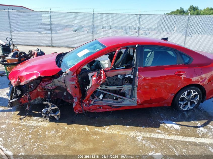 2021 Kia Forte Lxs VIN: 3KPF24AD3ME287585 Lot: 39611216