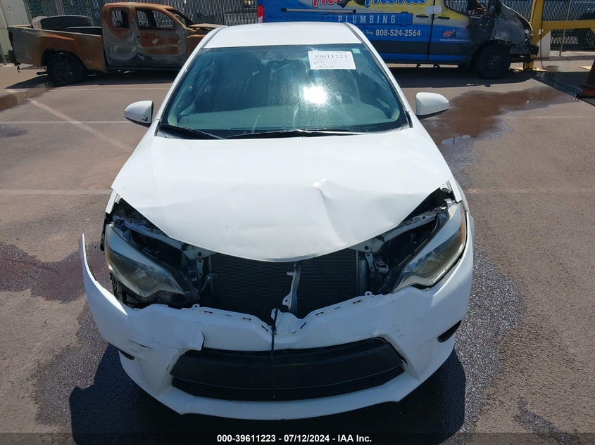 2014 Toyota Corolla L/Le/Le Plus/Le Premium/S/S Plus/S Premium VIN: 5YFBURHE5EP029458 Lot: 39611223