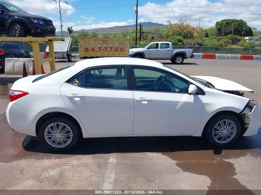 2014 Toyota Corolla L/Le/Le Plus/Le Premium/S/S Plus/S Premium VIN: 5YFBURHE5EP029458 Lot: 39611223