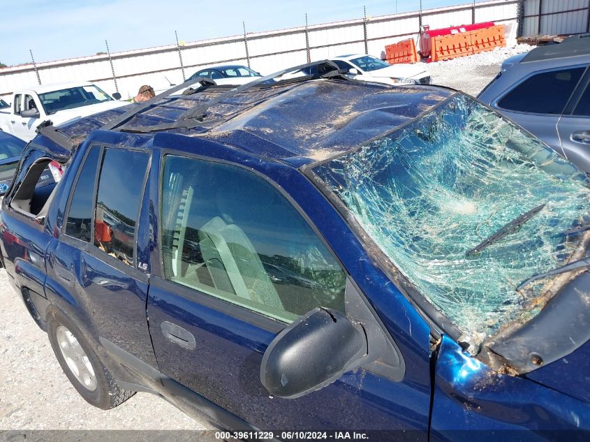 2003 Chevrolet Trailblazer Ls VIN: 1GNDS13S232107968 Lot: 39611229