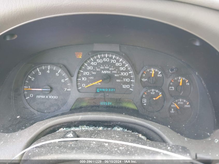 2003 Chevrolet Trailblazer Ls VIN: 1GNDS13S232107968 Lot: 39611229