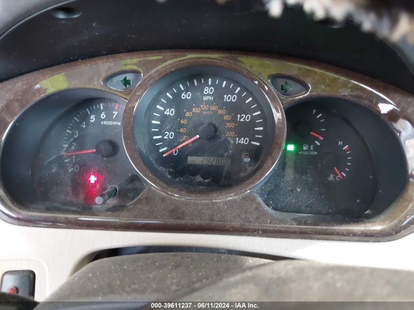 2002 Toyota Highlander Limited V6 VIN: JTEGF21A820071140 Lot: 39611237