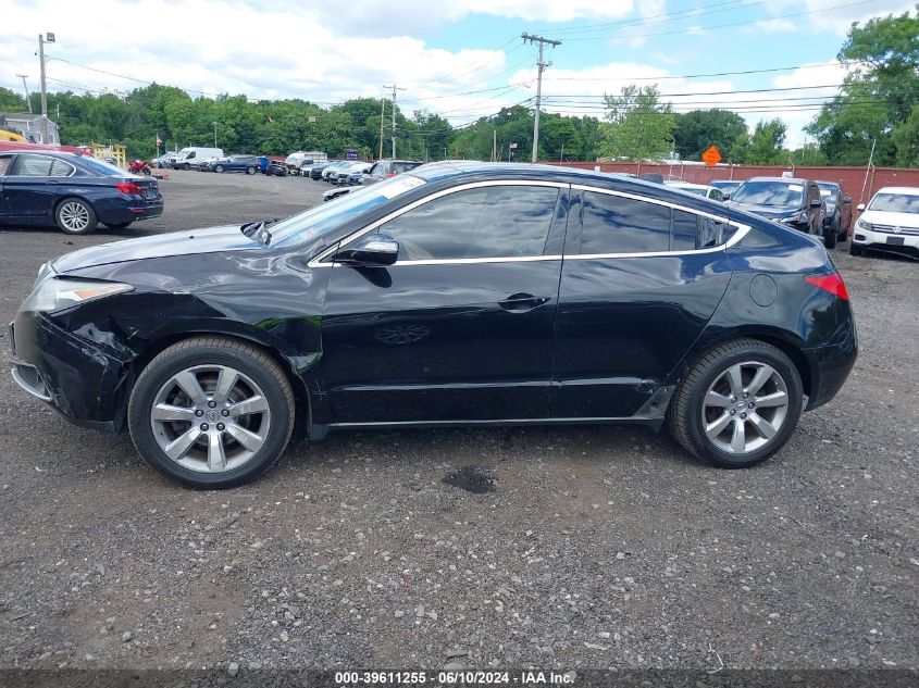 2012 Acura Zdx VIN: 2HNYB1H62CH501140 Lot: 39611255