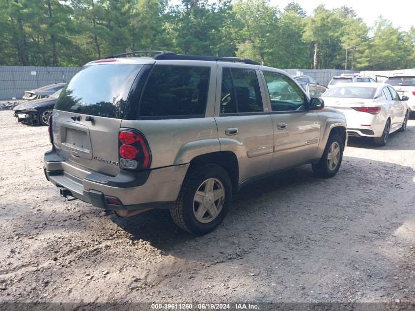 2002 Chevrolet Trailblazer Ltz VIN: 1GNDT13S322366884 Lot: 39611260