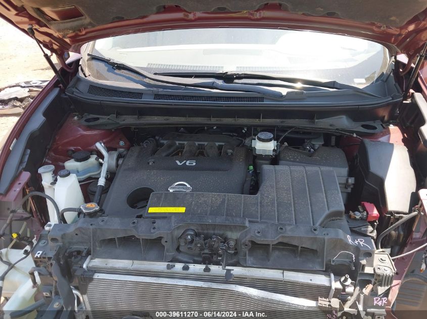 2009 Nissan Murano Sl VIN: JN8AZ18U99W017076 Lot: 39611270