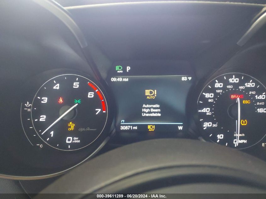 2022 Alfa Romeo Giulia Super/Super Sport VIN: ZARFANBN8N7659980 Lot: 39611289