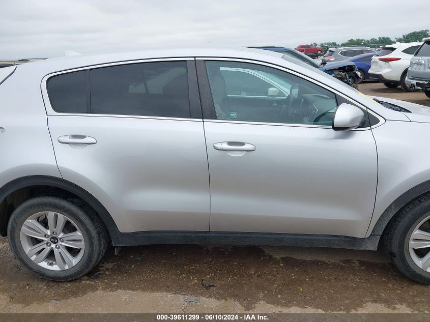 2018 Kia Sportage Lx VIN: KNDPM3ACXJ7481901 Lot: 39611299