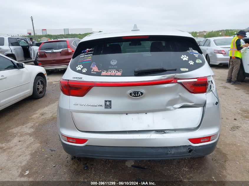 2018 Kia Sportage Lx VIN: KNDPM3ACXJ7481901 Lot: 39611299
