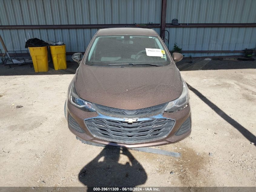 2019 Chevrolet Cruze Lt VIN: 3G1BE6SM2KS607180 Lot: 39611309