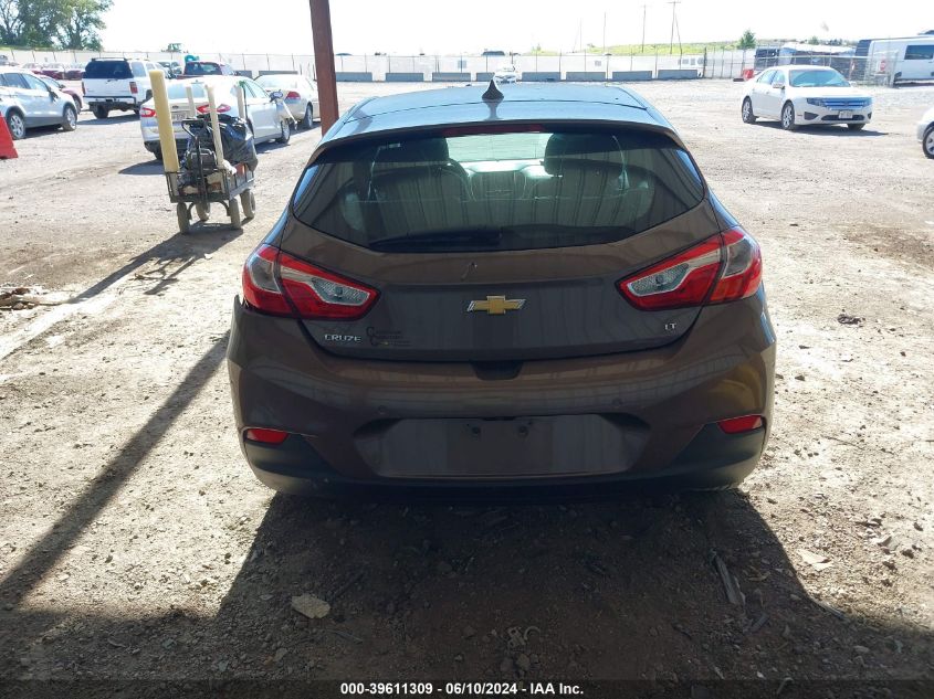 2019 Chevrolet Cruze Lt VIN: 3G1BE6SM2KS607180 Lot: 39611309