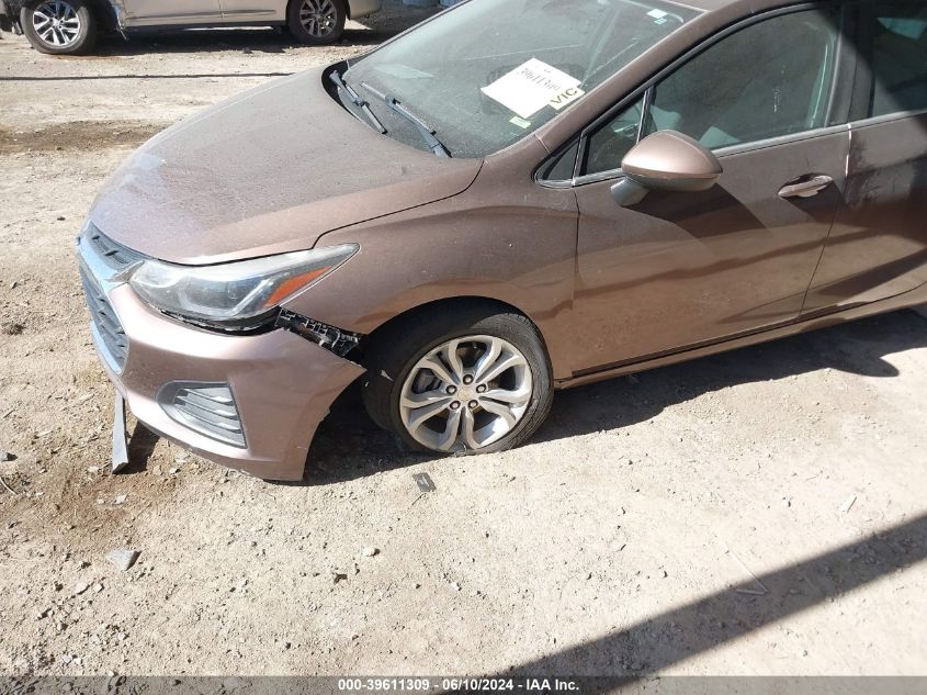 2019 Chevrolet Cruze Lt VIN: 3G1BE6SM2KS607180 Lot: 39611309