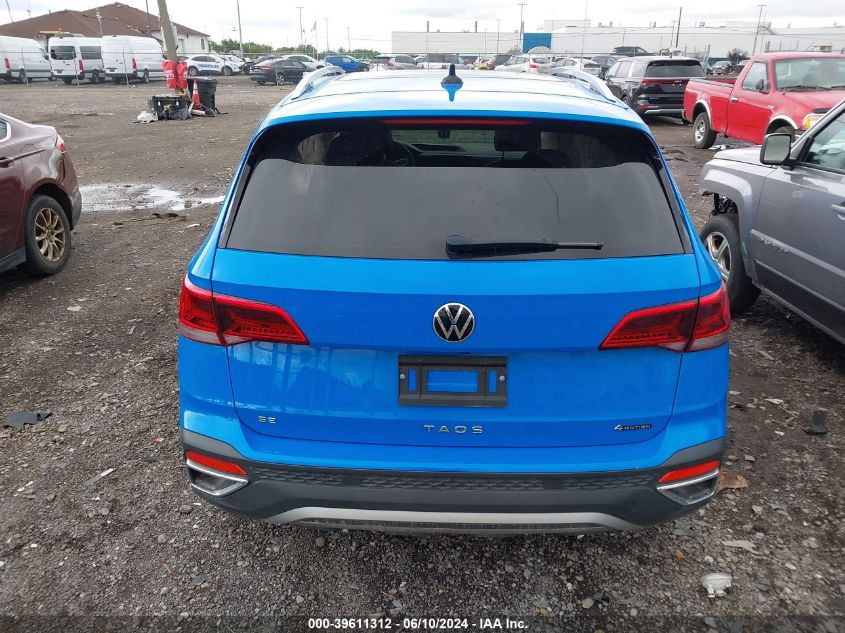 2023 Volkswagen Taos 1.5T Se VIN: 3VVNX7B26PM332994 Lot: 39611312