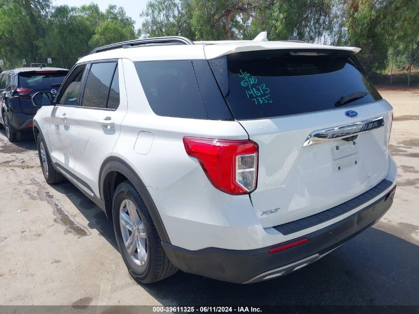 2020 Ford Explorer Xlt VIN: 1FMSK7DH5LGC47355 Lot: 39611325