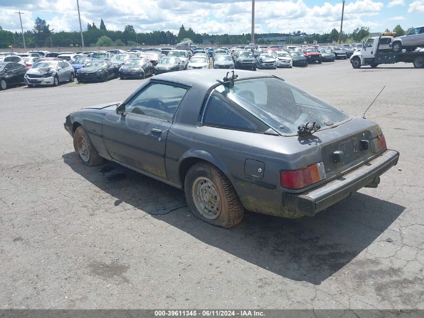 1980 Mazda Rx7 VIN: SA22C601208 Lot: 39611345