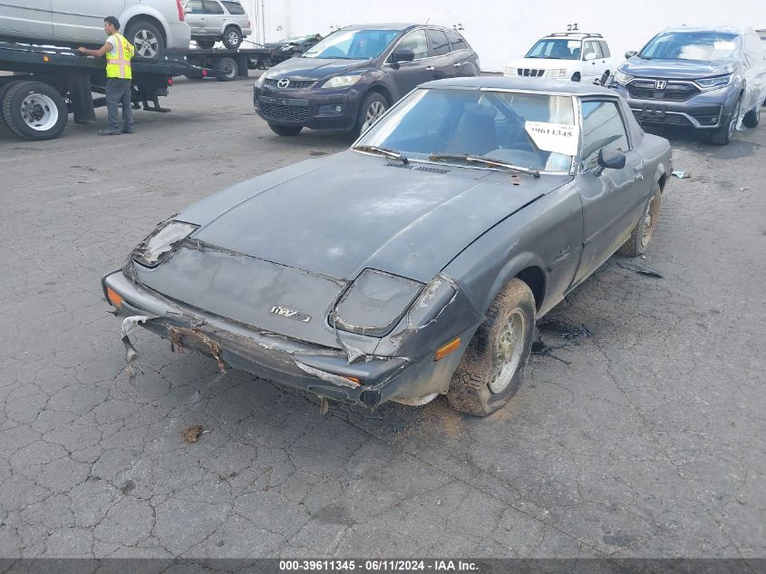 1980 Mazda Rx7 VIN: SA22C601208 Lot: 39611345