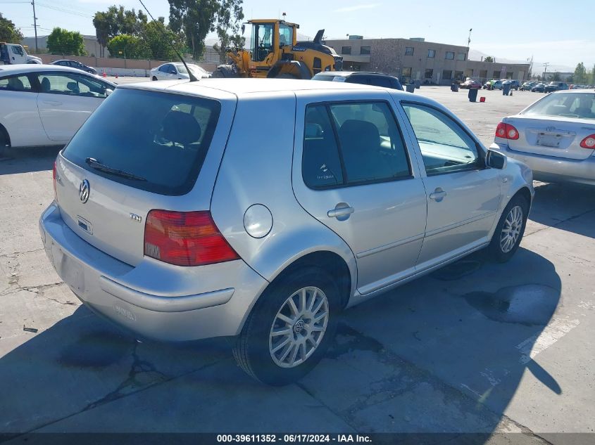 2003 Volkswagen Golf Gl Tdi VIN: 9BWFP61J034005038 Lot: 39611352