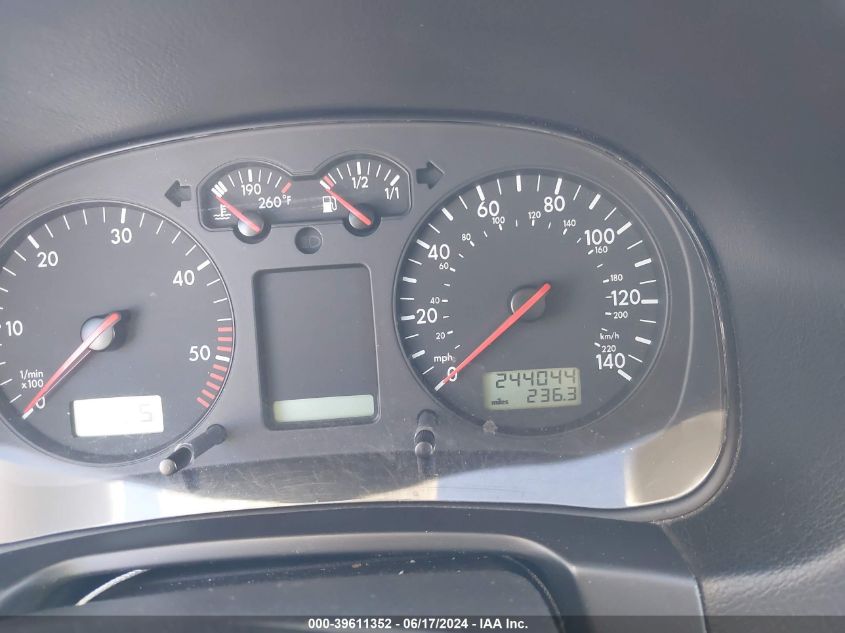 2003 Volkswagen Golf Gl Tdi VIN: 9BWFP61J034005038 Lot: 39611352