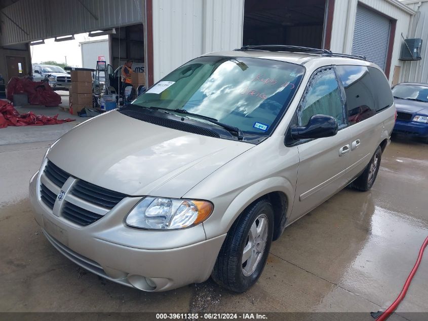 2007 Dodge Grand Caravan Sxt VIN: 2D4GP44L27R339609 Lot: 39611355