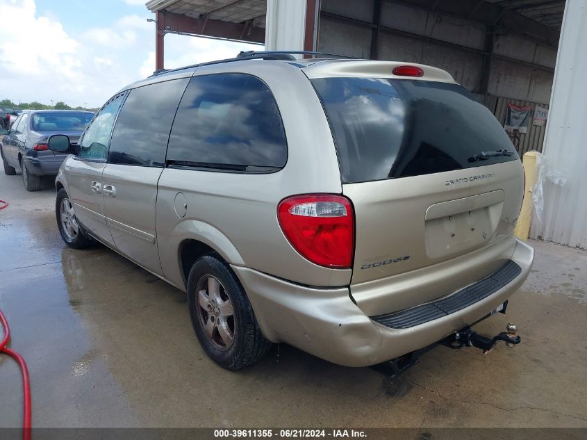 2007 Dodge Grand Caravan Sxt VIN: 2D4GP44L27R339609 Lot: 39611355