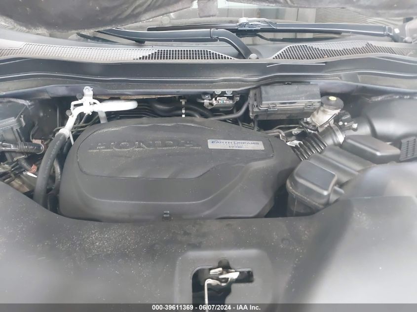 2020 Honda Pilot 2Wd Ex-L VIN: 5FNYF5H59LB010370 Lot: 39611369