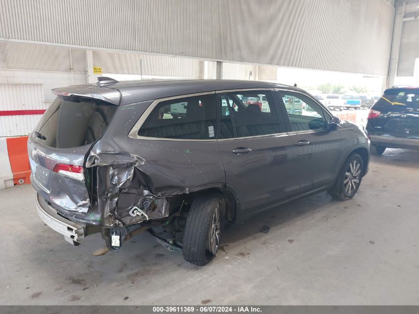 2020 Honda Pilot 2Wd Ex-L VIN: 5FNYF5H59LB010370 Lot: 39611369