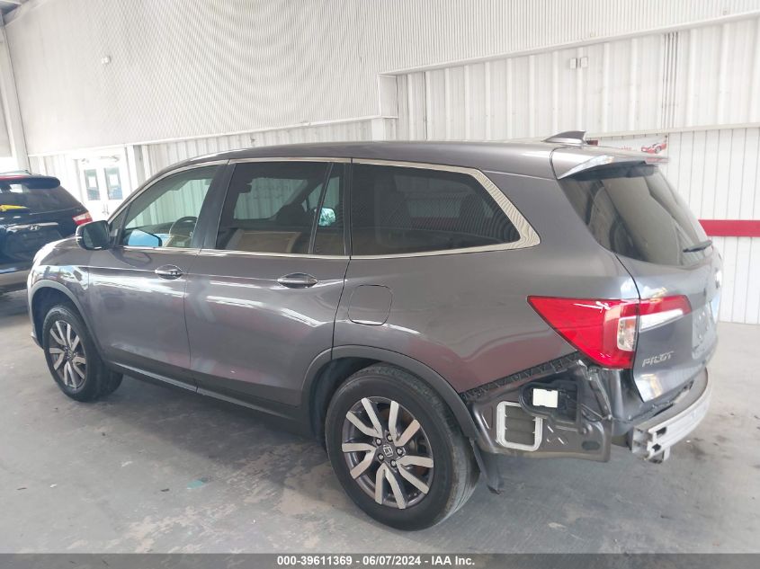 2020 Honda Pilot 2Wd Ex-L VIN: 5FNYF5H59LB010370 Lot: 39611369