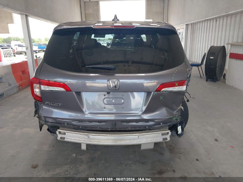 2020 Honda Pilot 2Wd Ex-L VIN: 5FNYF5H59LB010370 Lot: 39611369