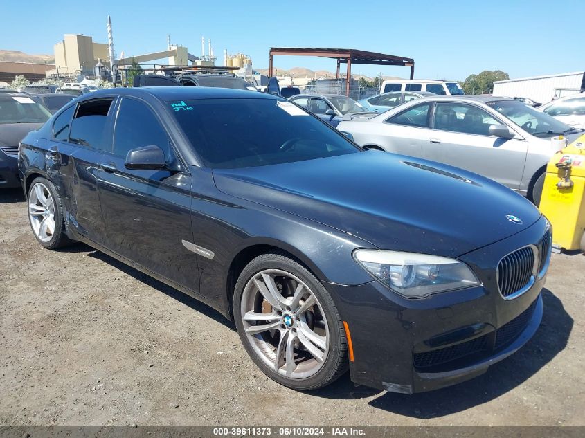 2012 BMW 750 I VIN: WBAKA8C57CDX01401 Lot: 39611373