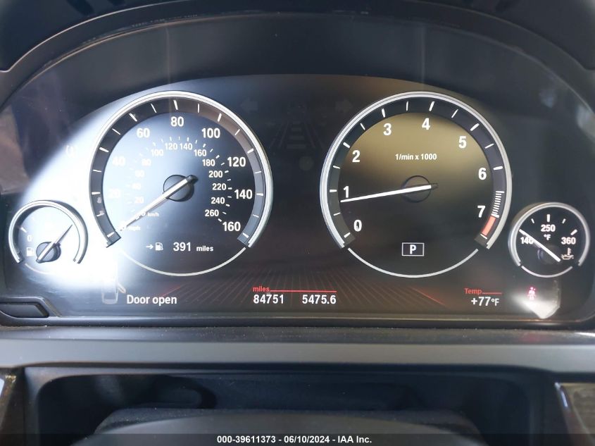 2012 BMW 750 I VIN: WBAKA8C57CDX01401 Lot: 39611373