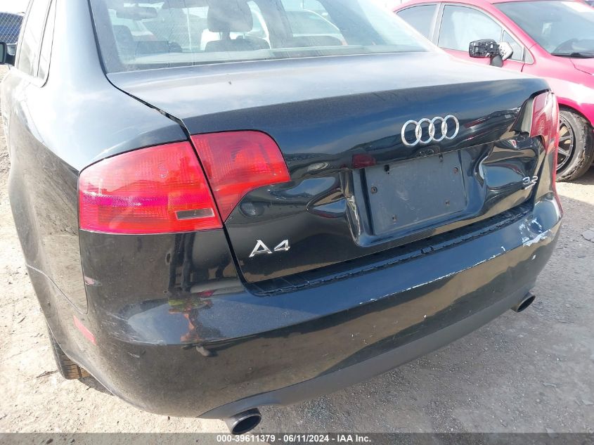 2005 Audi A4 3.2 VIN: WAUDG68E15A457771 Lot: 39611379