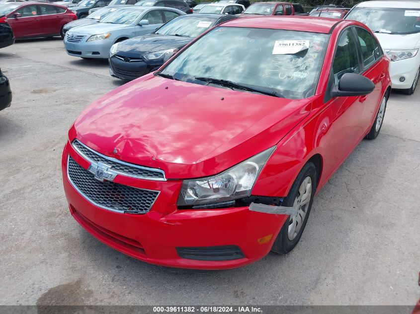 2014 Chevrolet Cruze Ls Auto VIN: 1G1PA5SH3E7355621 Lot: 39611382