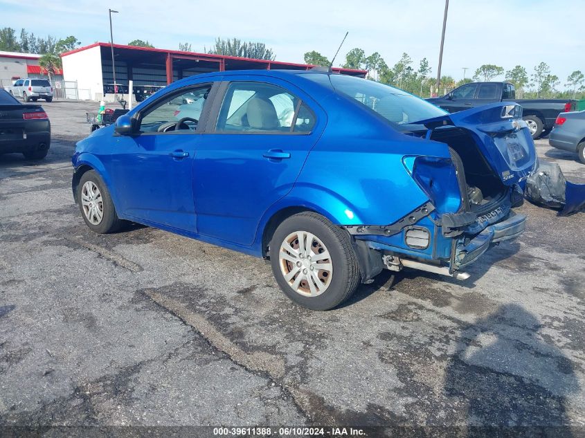 2017 Chevrolet Sonic Ls Auto VIN: 1G1JB5SHXH4159720 Lot: 39611388