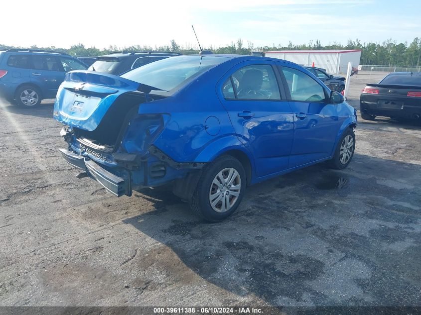 2017 Chevrolet Sonic Ls Auto VIN: 1G1JB5SHXH4159720 Lot: 39611388