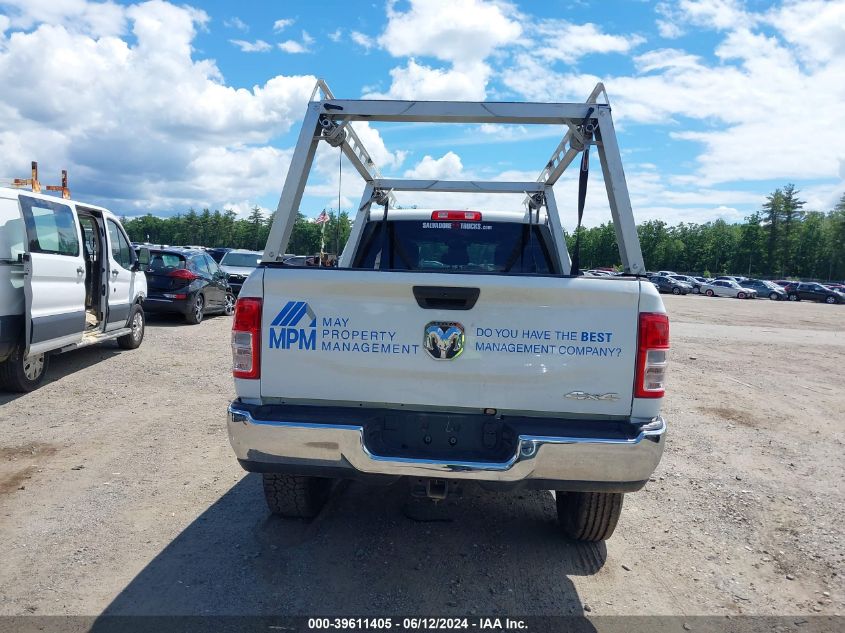 2022 Ram 2500 Tradesman 4X4 6'4 Box VIN: 3C6UR5CLXNG368285 Lot: 39611405