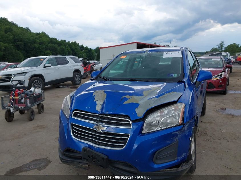 2016 Chevrolet Trax 1Ls VIN: KL7CJNSB3GB573914 Lot: 39611447