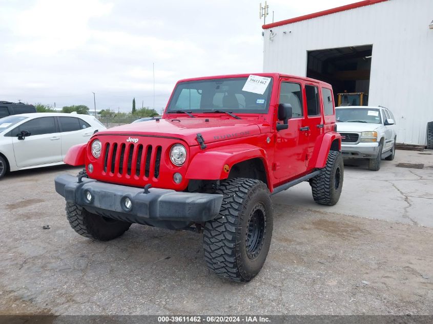 2017 Jeep Wrangler Unlimited Rubicon 4X4 VIN: 1C4BJWFG2HL744819 Lot: 39611462