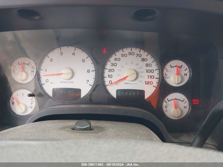 2004 Dodge Ram 1500 Slt/Laramie VIN: 1D7HA18N34J181381 Lot: 39611463