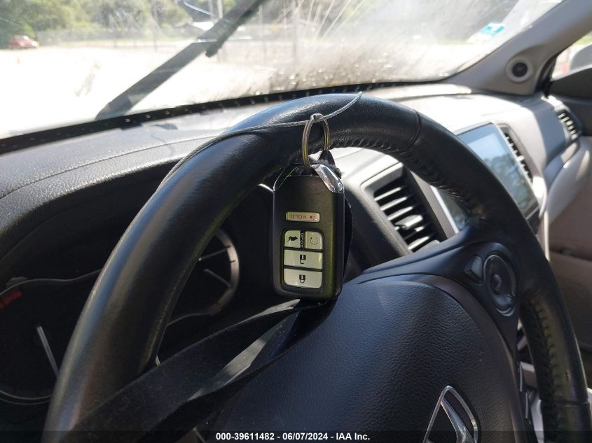 2017 Honda Pilot Ex-L VIN: 5FNYF5H59HB020484 Lot: 39611482