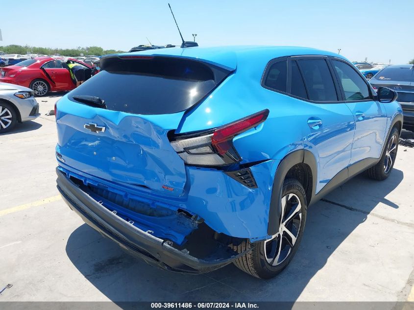 2024 Chevrolet Trax Fwd 1Rs VIN: KL77LGE25RC049583 Lot: 39611486