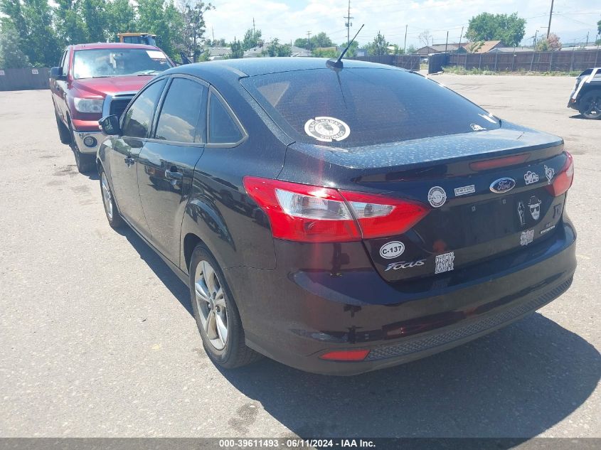 2014 Ford Focus Se VIN: 1FADP3F28EL361885 Lot: 39611493