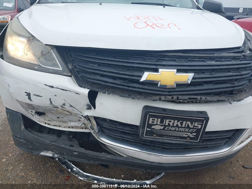 2017 Chevrolet Traverse Ls VIN: 1GNKRFED6HJ310972 Lot: 39611518