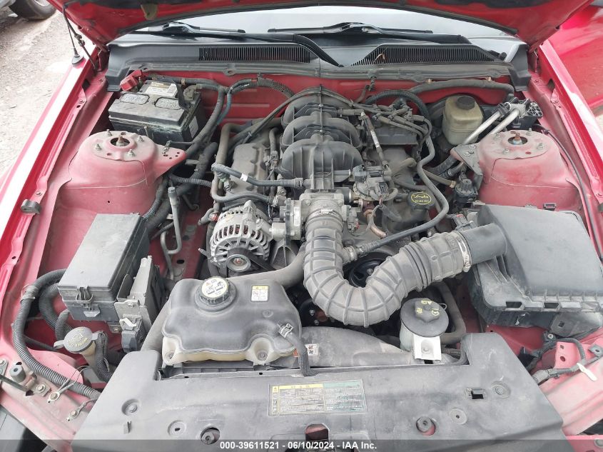 2006 Ford Mustang V6 VIN: 1ZVFT80N265227873 Lot: 39611521