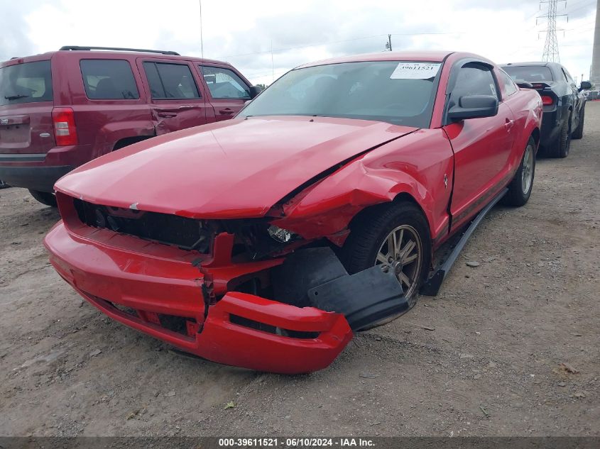 2006 Ford Mustang V6 VIN: 1ZVFT80N265227873 Lot: 39611521