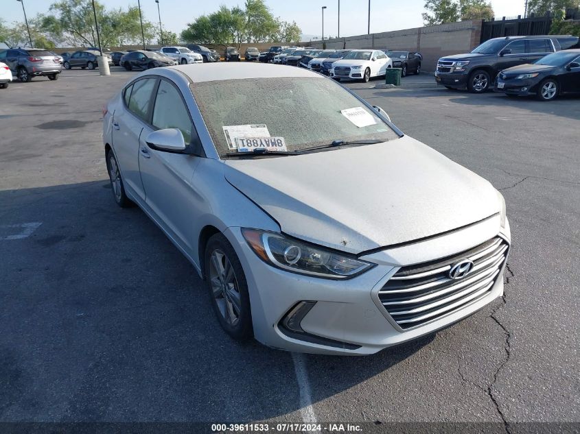 2017 HYUNDAI ELANTRA SE - KMHD84LF9HU180029