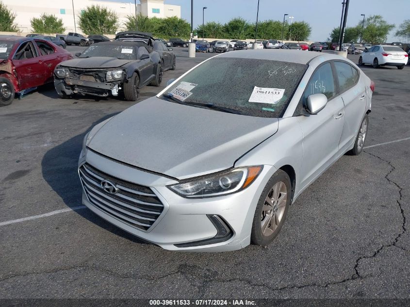 KMHD84LF9HU180029 2017 HYUNDAI ELANTRA - Image 2