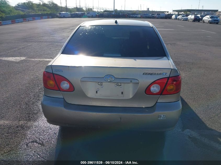 2004 Toyota Corolla Le VIN: 1NXBR32E84Z282083 Lot: 39611539